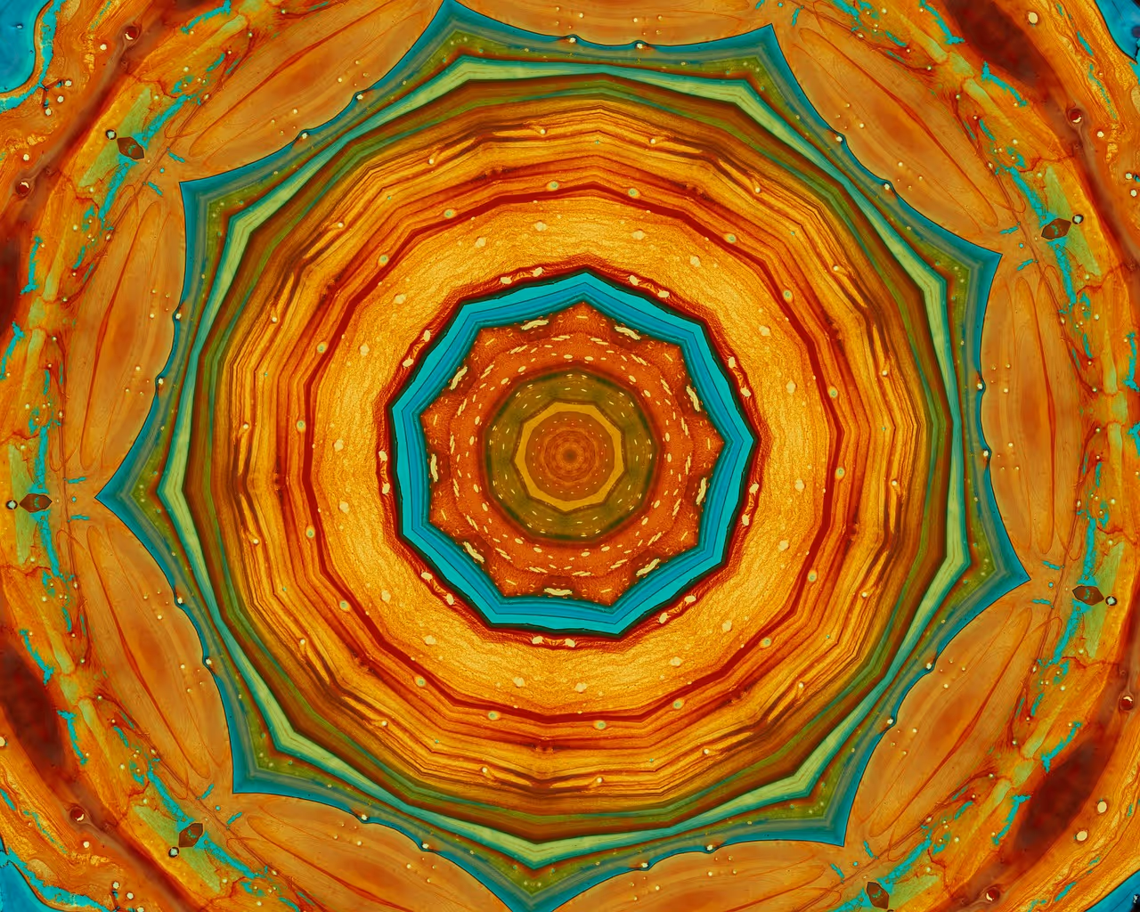 A colourful geometric pattern